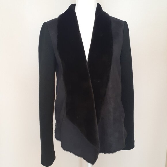 Ann Taylor Faux Fur Lining and Collar  Jacket - Picture 2 of 15